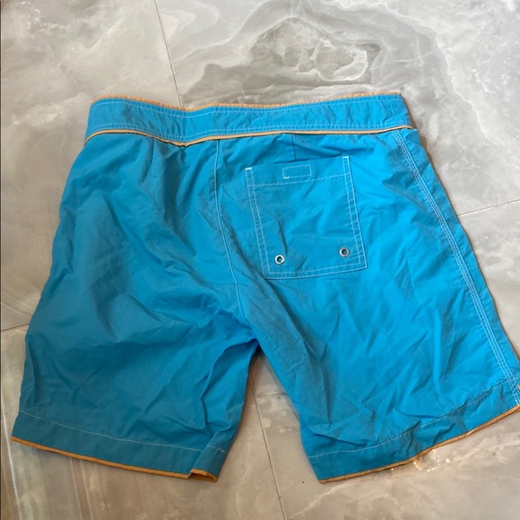 Men's Blue Swim Shorts - Picture 3 of 5